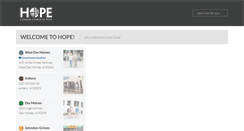 Desktop Screenshot of lutheranchurchofhope.org